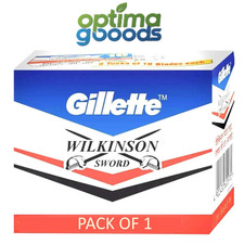 Gillette Wilkinson Sword Double Edge Razor Blades – 100 Blades picture