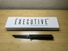 Bladebox Lone Survivalist The Executive Knife EDC Folding Pocket Blade New Black picture