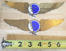 Vintage EAA Experimental Aircraft Association Member Double Sided Decals NOS x2 picture