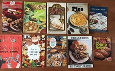 Set Of 10 Vintage Cook Books 1960's - 1990's COOKBOOKS RECIPES Book Old Ads picture
