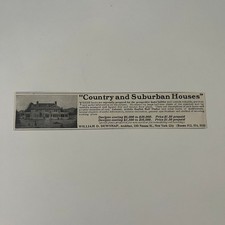 Country & Suburban Homes William D. Dewsnap New York NY 1908 Magazine Ad SAH1-H1 picture