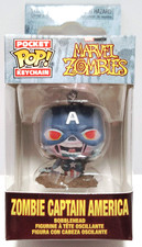 Funko Pocket Pop Keychain Zombie Captain America Marvel Zombies Collection New picture