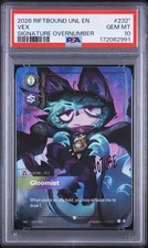 2026 RIFTBOUND: LEAGUE OF LEGENDS UNL-UNLEASHED #232* VEX - GLOOMIST PSA 10 picture