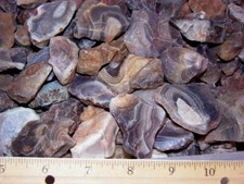 1 pound Botswana agate mine rough 1-2.3