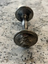 ANTIQUE Disney Winnie the Pooh Dumbbell Baby Rattle picture