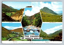 United Kingdom 1970s The Passes of North Wales Scenic Views - Postcard picture