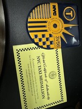 VINTAGE OBSOLETE NEW YORK CITY NYC TAXI MEDALLION (2019-2021) picture