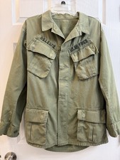 Vietnam War USAF Jungle Jacket OG-107 Ripstop Tropical Combat TSgt Gillespie M picture