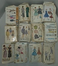 Lot VINTAGE Sewing Patterns Ladies Men's Children Dress Wedding Robe Western 50s picture
