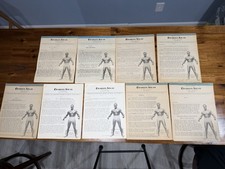 Vintage Charles Atlas Dynamic Tension Course Lessons 3-12 Fitness Manuals  picture