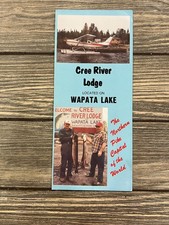 Cree River Lodge Saskatchewan Canada Fishing Hunting Ephemera Brochure picture