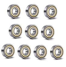 608 ZZ Ball Bearings(10PCS), 608ZZ Metal Double Shielded Miniature Deep Groove picture