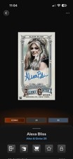 Topps WWE Slam 2026 Allen & Ginter Mini Signature Die-Cut Iconic Select picture
