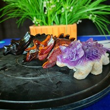 2.75LBTop natural crystal hand carved therapeutic artwork1.25kg picture