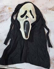 Vintage Ghostface Scream 2 Mask MK Stamp Cotton Shroud Easter Unlimited Glow RDS picture