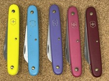 Vintage Victorinox Gardener Pruner Floral Swiss Army Knife Pocket Lot of 5 BA38 picture