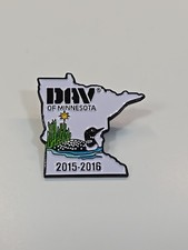 DAV Disabled American Veterans Lapel Pin Minnesota 2015-2016 picture