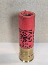VINTAGE WINCHESTER SUPER X 8 GA INDUSTRIAL LEAD SLAG SHOTSHELL SALESMAN SAMPLE picture