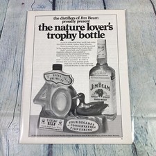 1977 Jim Beam Whiskey Ducks Unlimited Vtg Print Ad/Poster Promo Art Magazine Pg picture