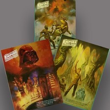 Original 1980 Star Wars: ESB Empire Boris Promo Poster Set of 3- UNUSED 18