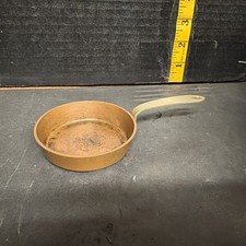 Vintage French Copper Miniature Frying Pan Lasserre Restaurant Paris picture