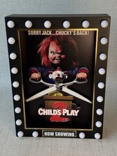 Child’s Play 2 Lighted Marquee Sign Collectable 8.75” X 12” X 2.5” Read picture