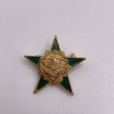 vtg 1950's Girl Scout 5 FIVE POINT STAR SENIOR PIN Official Uniform Award  picture