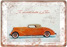 Vintage 1938-39 Lincoln Series K Roadster Auto Ad Retro Look Metal Sign A4066 picture