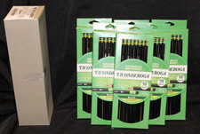 Ticonderoga Black No 2 Pencils 6 Pack of 10 Premium 60 Total Graphite Eraser WOW picture
