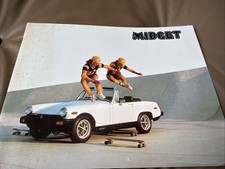 1978 MG Midget Catalog Sales Brochure Convertible Roadster Excellent Original 78 picture