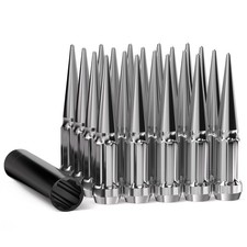 GAsupply 1/2-20 Spike Lug Nuts Spline, Chrome 4.4