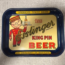Vintage Esslinger King Pin Beer Tray Philadelphia PA picture