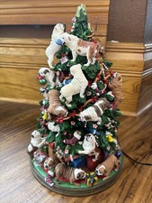 Vtg Danbury Mint English Bulldog Christmas Tree 2006 Discontinued Rare See Desc picture