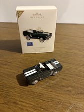 New Hallmark Ornament 2007 1964 1/2 Ford Mustang Kiddie Car Special Edition. picture