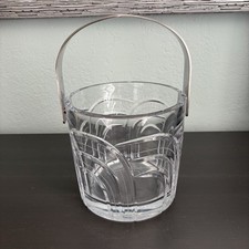 Rogaska Gallia Heavy Cut Crystal Ice Bucket Maestro Collection Retired picture