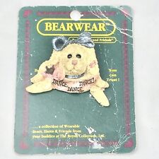 Boyd Bears BearWear Pin 1995 On Card Vintage Margot Dance picture