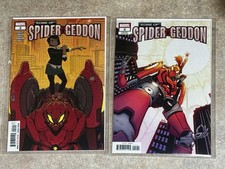 Edge of Spider-Geddon #2 Reg & Variant Cover - 1st App Addy Brock - NM+ picture