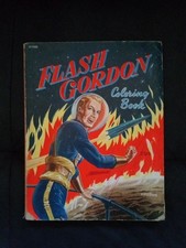 Flash Gordon Coloring Book  #217525 1952-Whitman-Al McWilliams art-Rare-VG+ picture