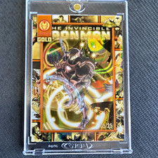 2025 Topps Marvel Chrome Iron Man The Invincible Iron Man Gold 05/25 (CLEAN) picture
