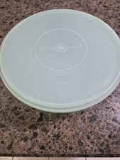Vintage Large Tupperware 274-5 Fix-N-Mix Green Bowl 12” with Lid picture