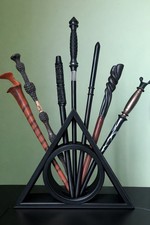 deathly hallows 7 wand holder Harry Potter Support baguette reliques de la mort picture