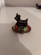 Vintage Limoges Hand Painted Scottie Dog picture