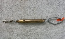 Vtg  K&E/Chatillon Tension Handle for Surveying_Brass_0 - 30 lbs_Graduated Scale picture