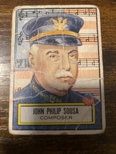 1952 Topps Look n See Trading Card #115 John Philip Sousa Composer picture