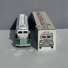1990 Hess Toy Tanker Truck Gasoline Vintage Holiday Truck w/ Original Box picture