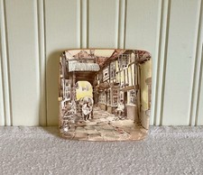 Vintage English Pub Ceramic Trinket Dish, 1950s