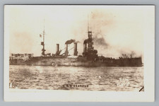 RPPC U,S.S. Seattle Battleship c. 1920s U.S. Navy Military picture
