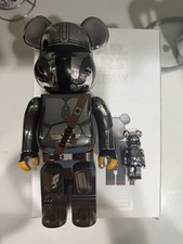 Medicom Toy BE@RBRICK THE MANDALORIAN CHROME Ver. Star wars 100% 400% bearbrick picture
