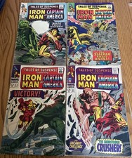 Tales of Suspense #71 72 83 91 Lot of 4 Marvel Comics Iron Man Captain America picture