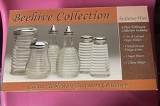 Gemco Ware Beehive Collection Classic Tableware Accessory Glass 6 Piece Set picture